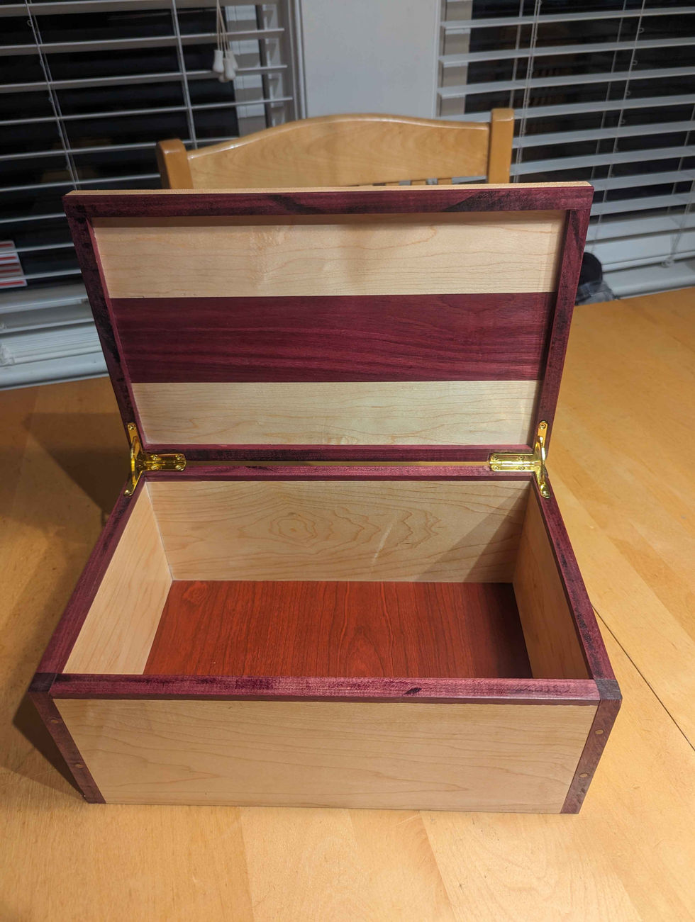 Purpleheart box