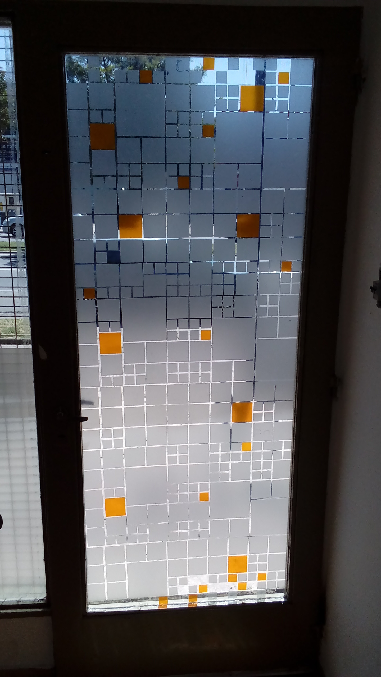 Vinilo Esmerilado para Puerta, Ventana o Vidriera, desde