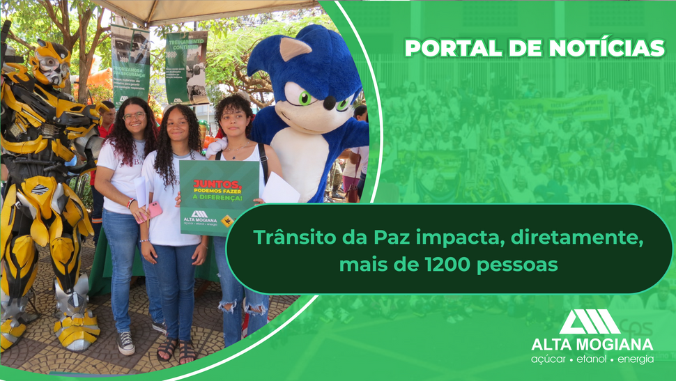 Trânsito da Paz impacta, diretamente, mais de 1200 pessoas