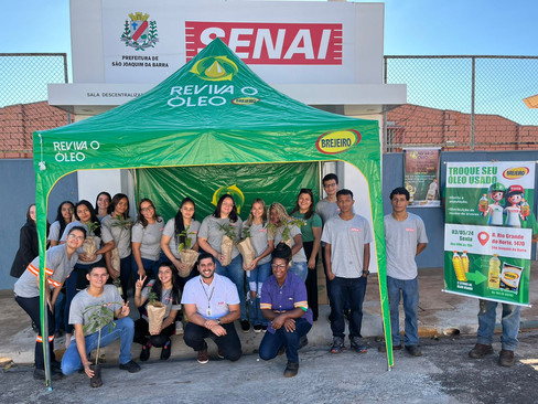 Parceria com a Brejeiro e a troca de óleo usado