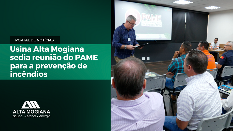 Usina Alta Mogiana sedia reunião do PAME para a prevenção de incêndios