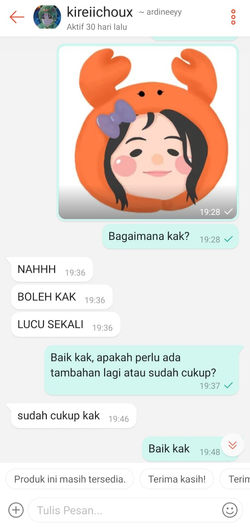 Pesanan Cancer Girl - Malang