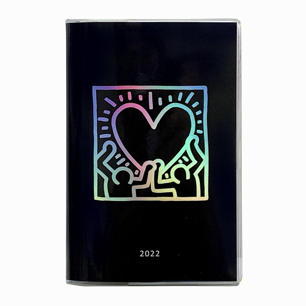 2022 Planner Keith Haring / Monthly Mini Diary / Black / B7 1000120368