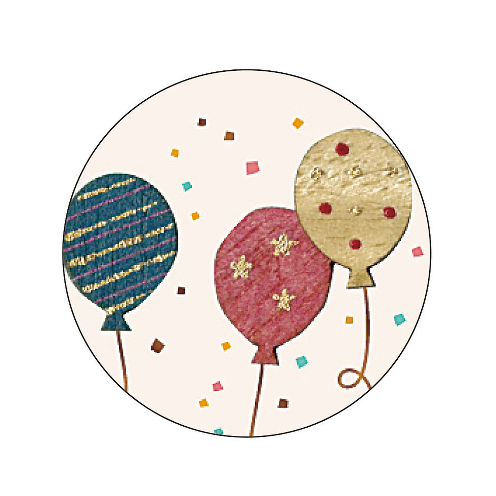 Thumbnail: Wood parts birthday balloon