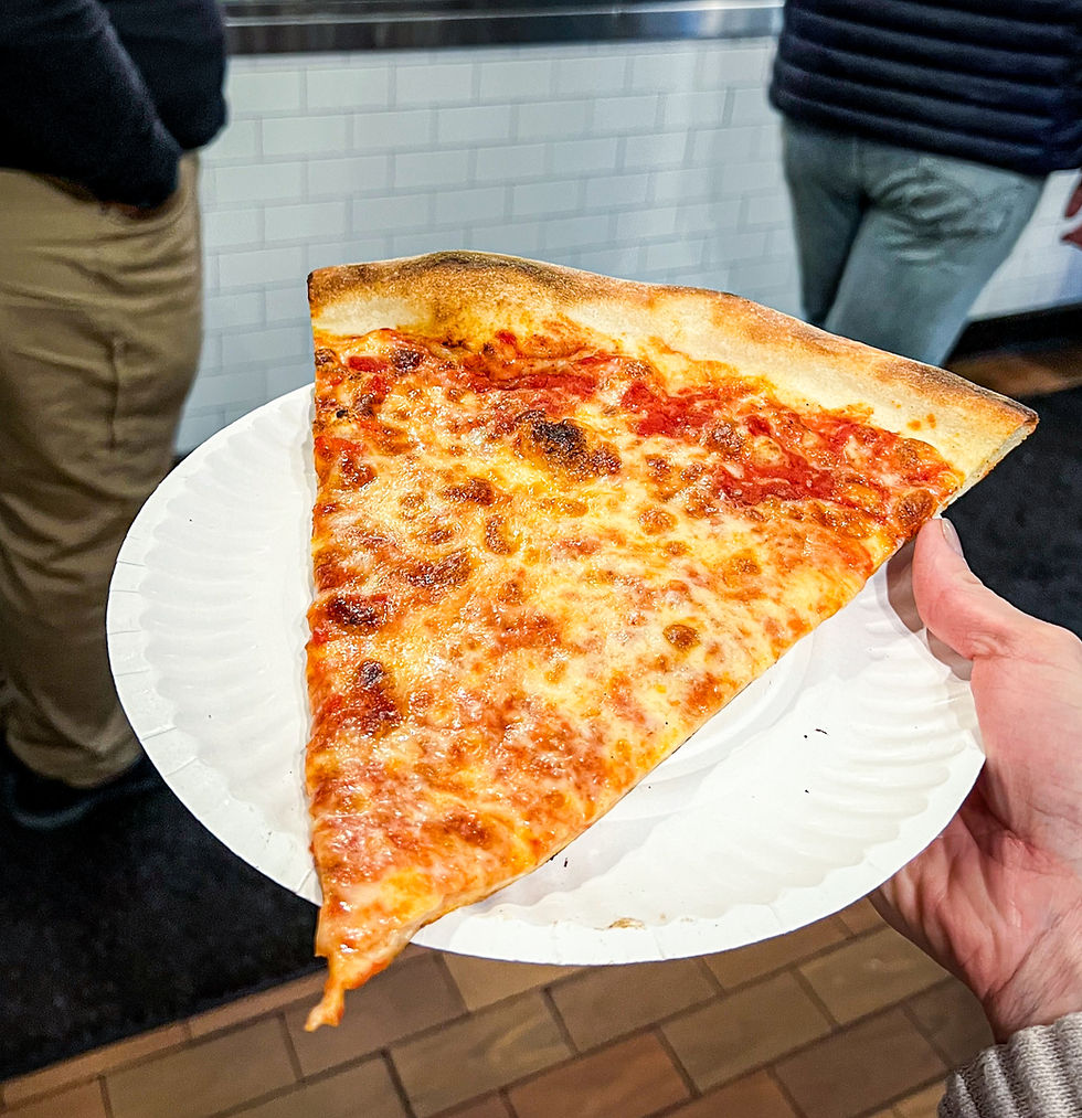 Joe's Pizza New York style pizza in Manhattan on Broadway