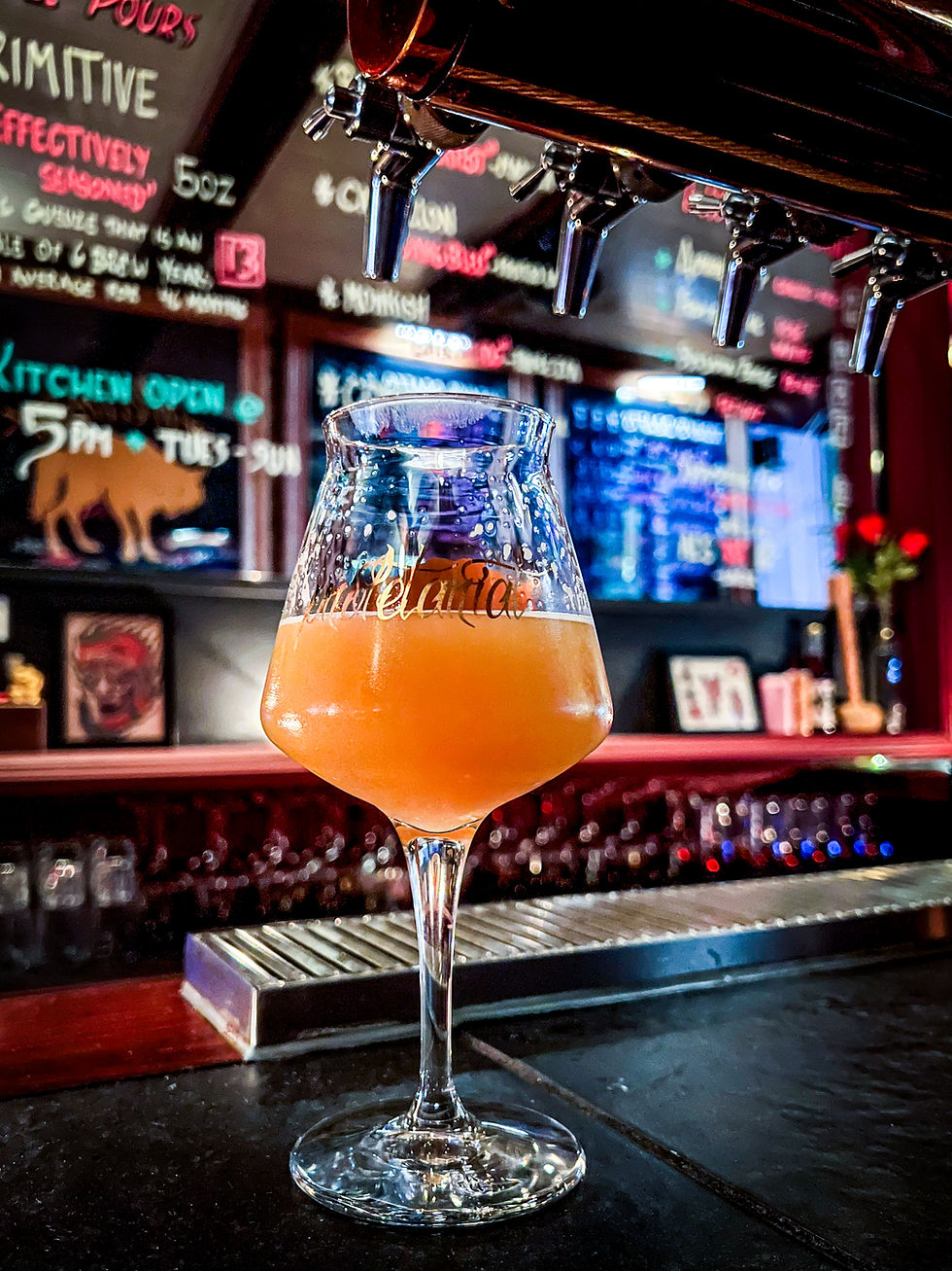 Test x Root + Branch x Hudson Valley Brewing Hazy Triple IPA craft beer at Proletariat in New York City