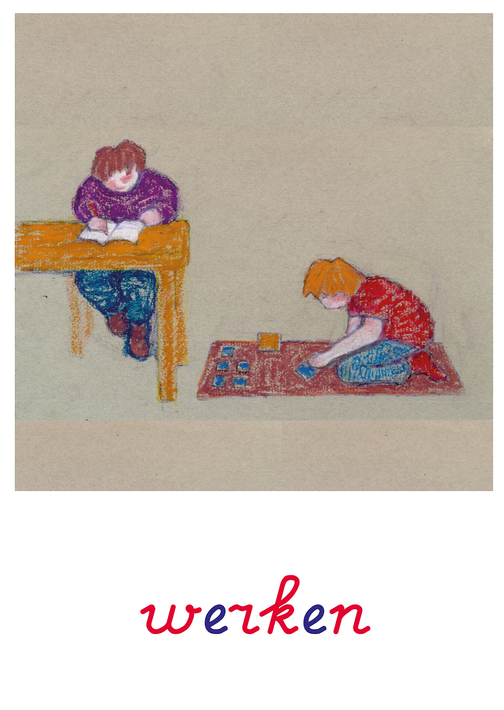 Thumbnail: Montessori Dagritmekaarten