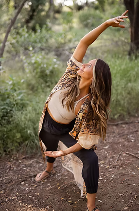 Rose West yoga pose