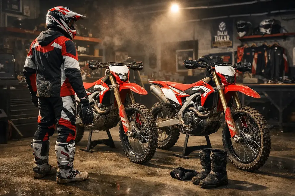 Que roupa usar no enduro para pilotar seguro