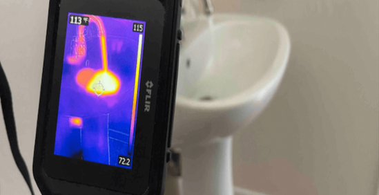 Infrared-thermal-imaging-sink