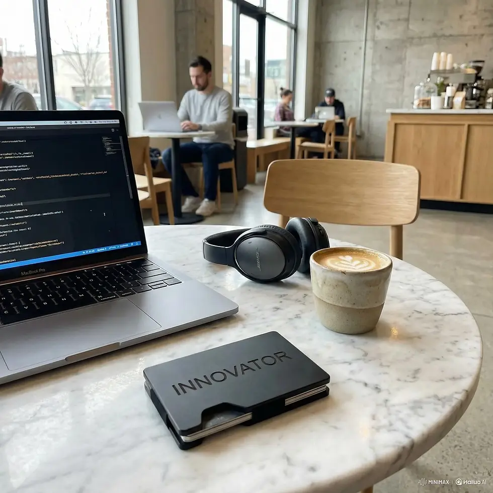 Thumbnail: Custom Engraved Metal Wallet | Slim RFID Blocking Personalized Gift