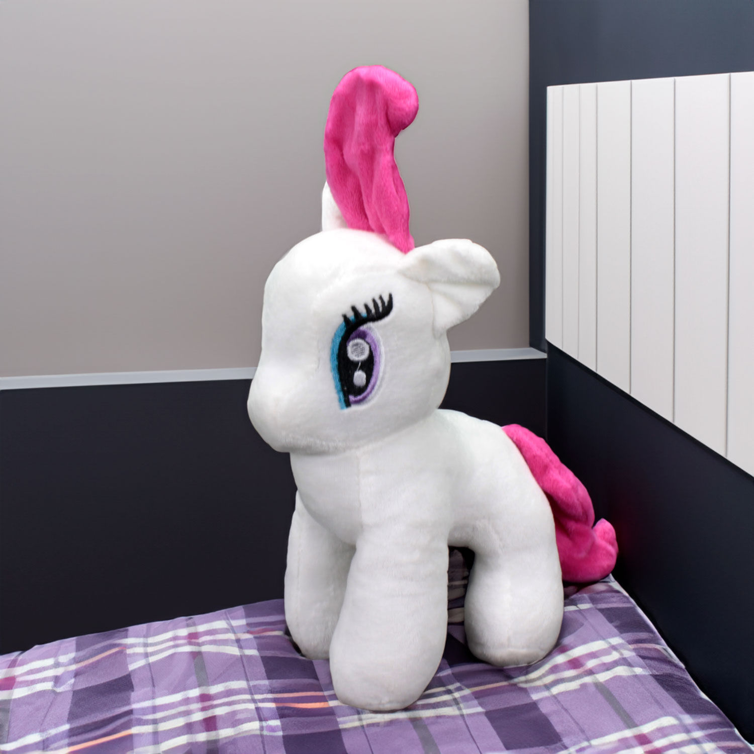 Ayakta Unicorn Beyaz 30CM