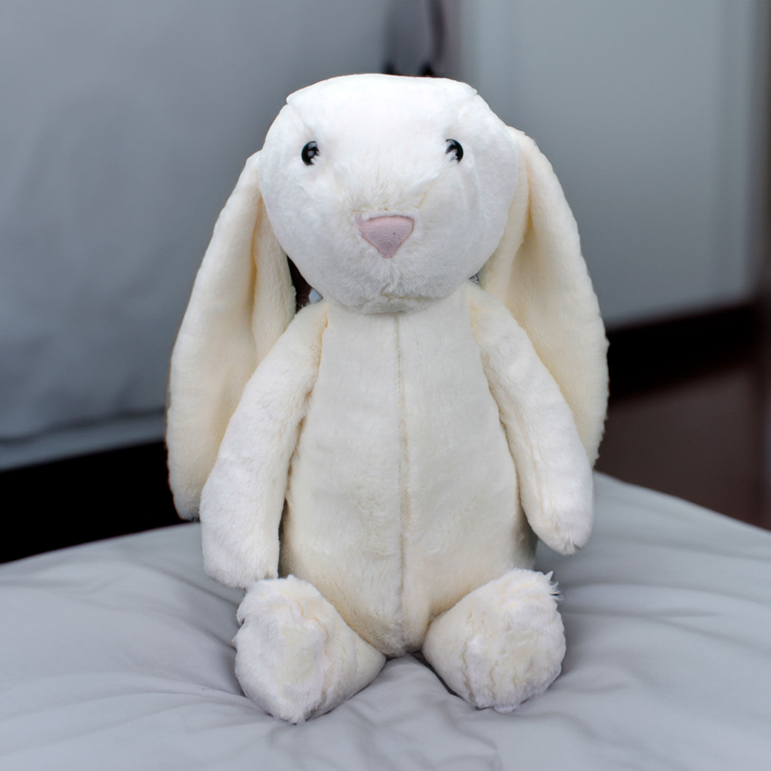 Tüylü Uzun KulakTavşan Krem 50CM