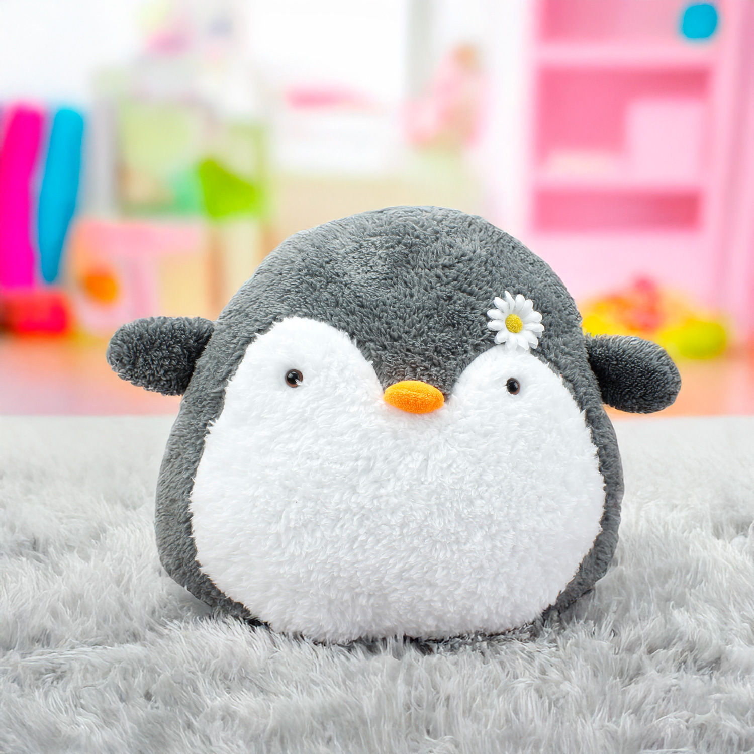 Asorti Penguen Peluş Yastık 35CM