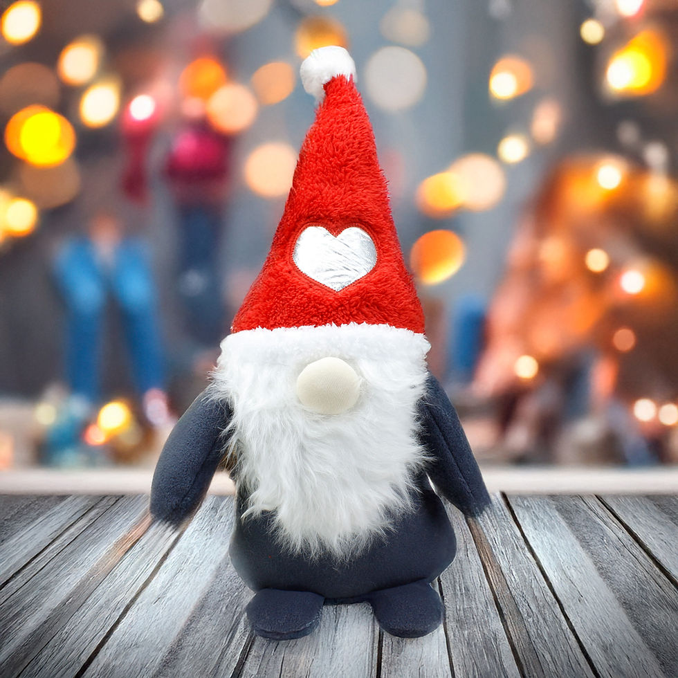 Büyük Boy Yılbaşı Cüce Peluş 55CM