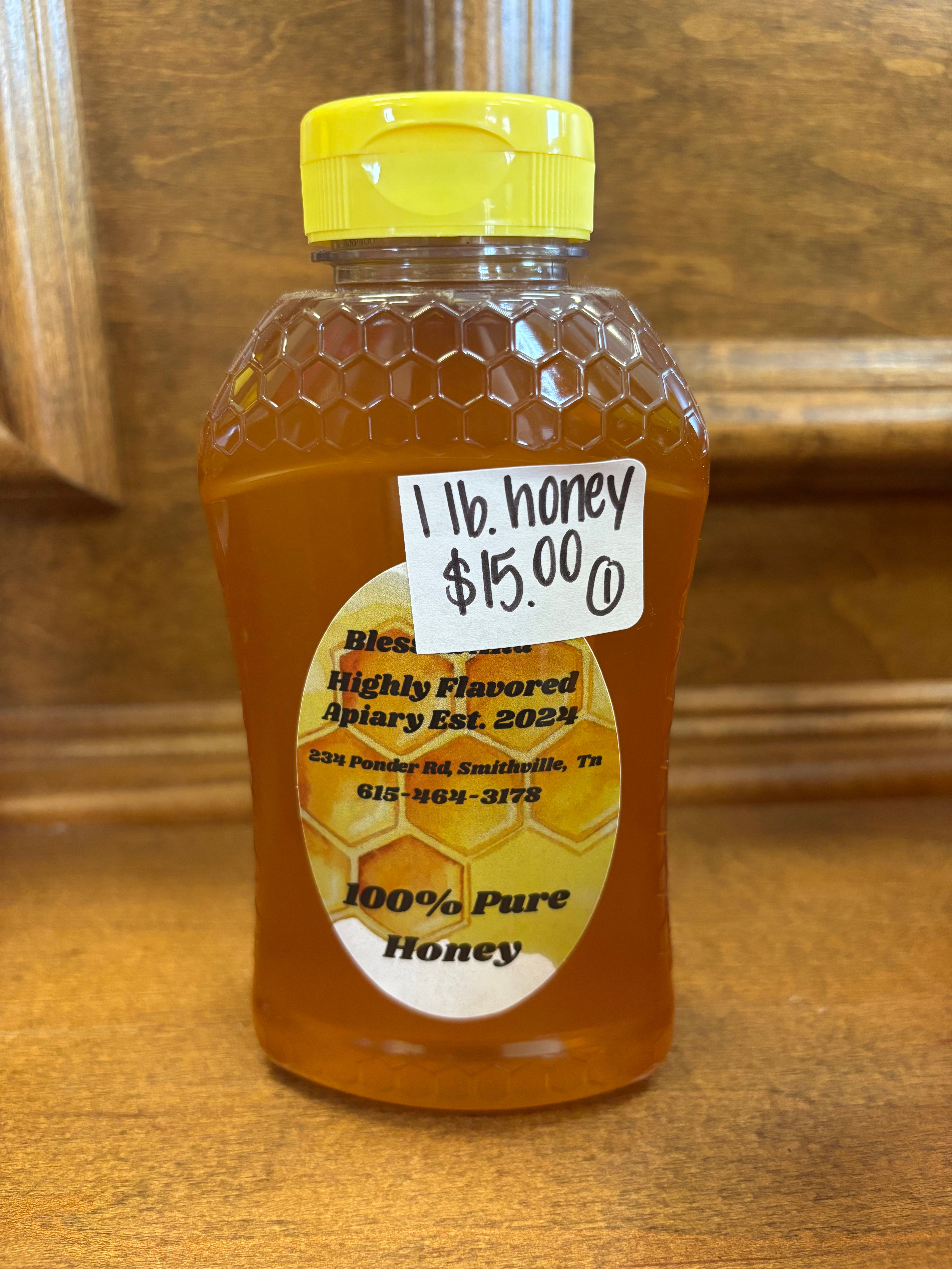 1 Pound 100% Pure Honey
