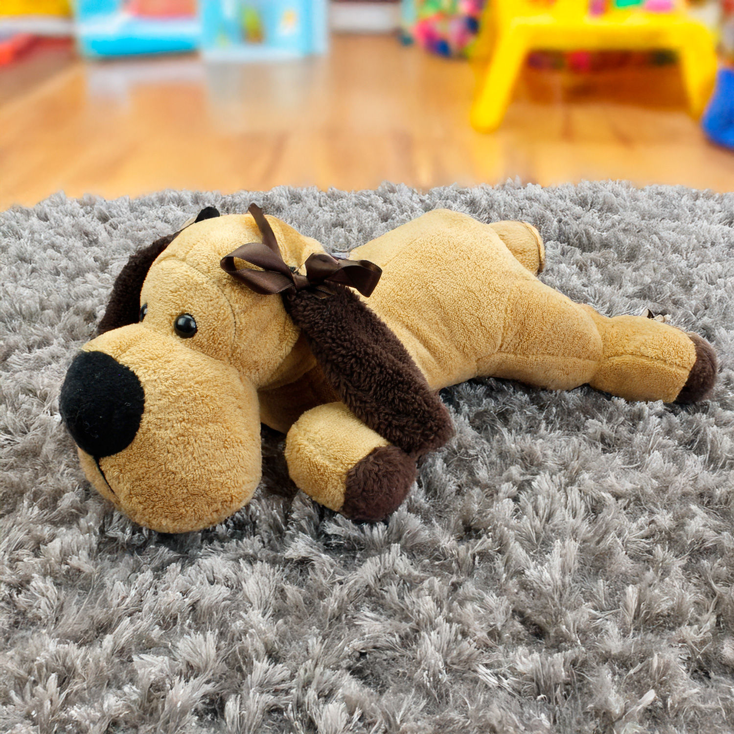 Sevimli Yatan Köpek Peluş 50CM