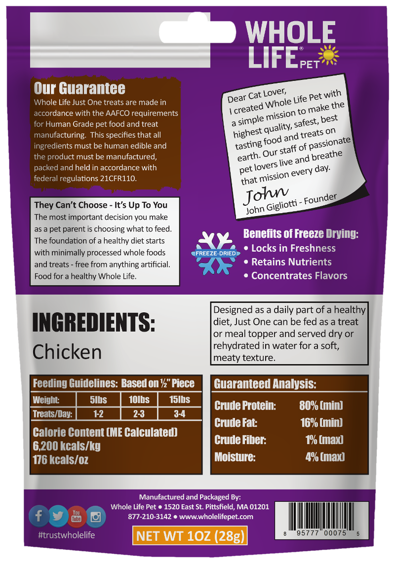 Whole Life Pet Healthy Cat Treats