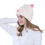 Thumbnail: Women's Hat Cat Ear Winter Warm Beanie Hat Ski Cap Black