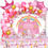 Thumbnail: 95Pcs Princess Party Decorations - Pink Birthday Party Supplies for Girls Gold P