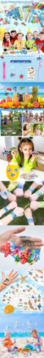Thumbnail: Golray 112pcs Under the Sea Party Favors