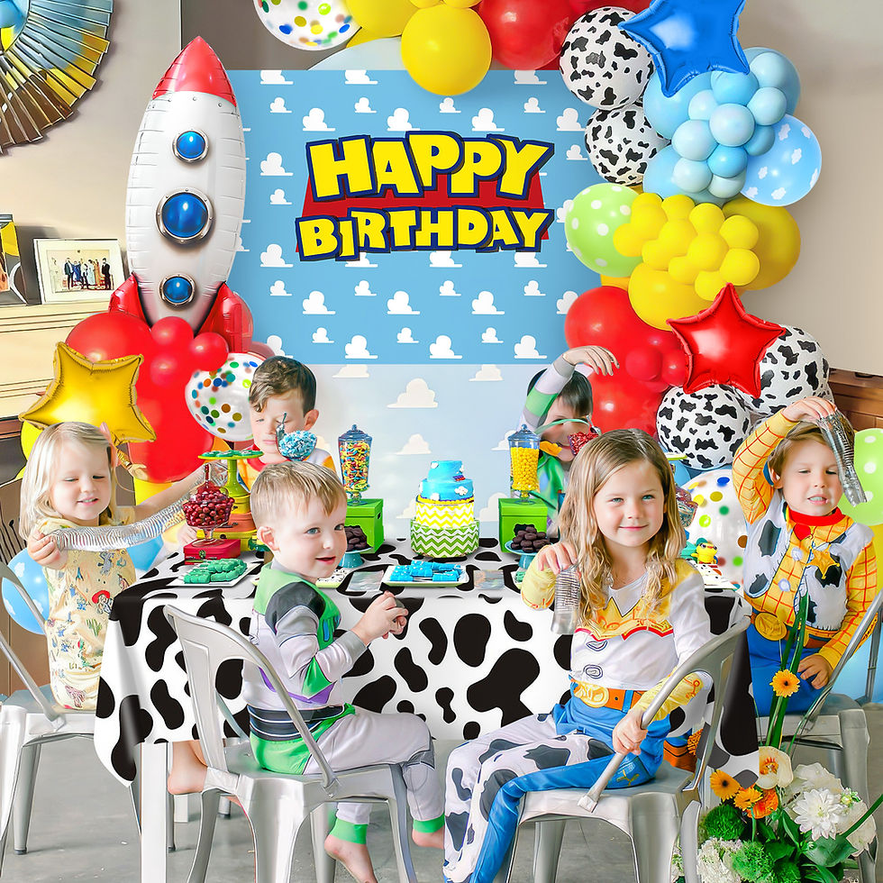 Thumbnail: Winrayk 154Pcs Toy Inspired Story Birthday Party Decorations Supplies for Kids T