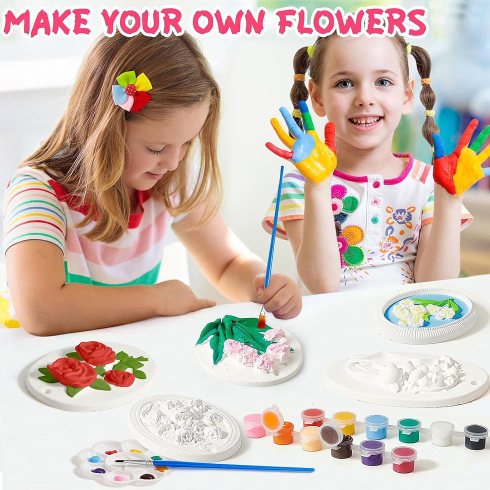 Thumbnail: KELENO Plaster Painting Kits for Kids Ages 8-12, Drawing Toys