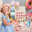 Thumbnail: 60Pcs Ice Cream Party Favors Birthday Supplies Reusable Ice Cream Straws Keychai