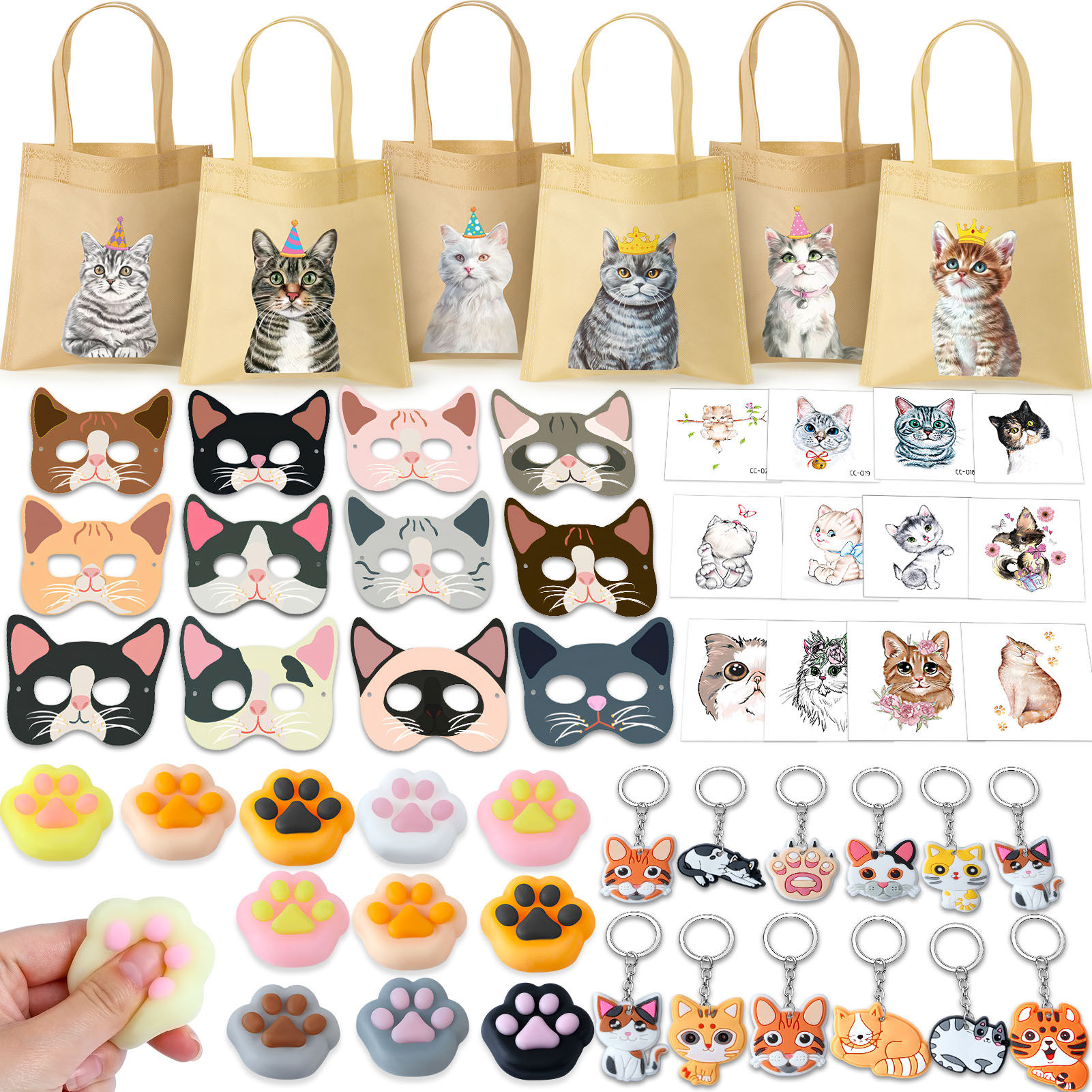 60Stk Katze Party Mitgebsel Kindergeburtstag Gastgeschenke Klein Geschenke Kinde
