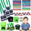 Thumbnail: Golray 94pcs Video Game Party Favors with VIP Pass Gamer Slap Bracelets Keychain