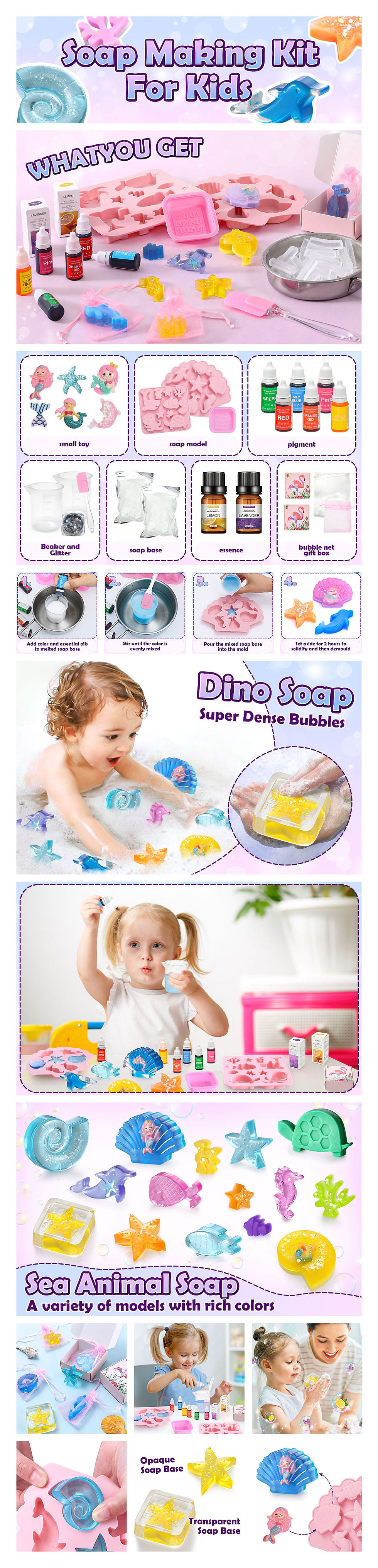 Thumbnail: Golray Mermaid Soap Making Craft Kit Kids Toy