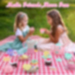 Thumbnail: Golray Tea Party Set for Toddler Girls Picnic Basket with Mat & Coffee & Teapot