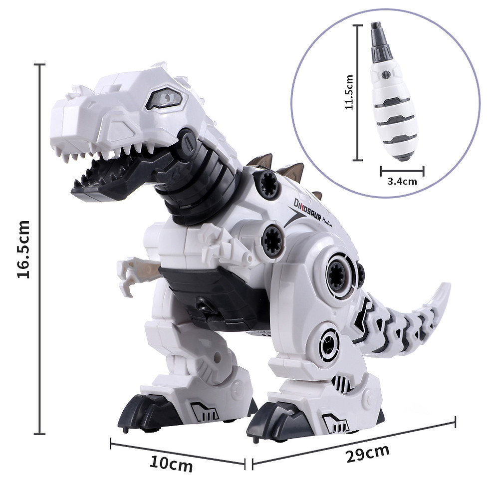 Thumbnail: Walking Dinosaur Toy with LED Light Up and Simulation Roaring Sounds T-Rex Robot