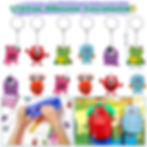 Thumbnail: 98Pcs Monster Party Favors Birthday Supplies for Kids Boys Girls