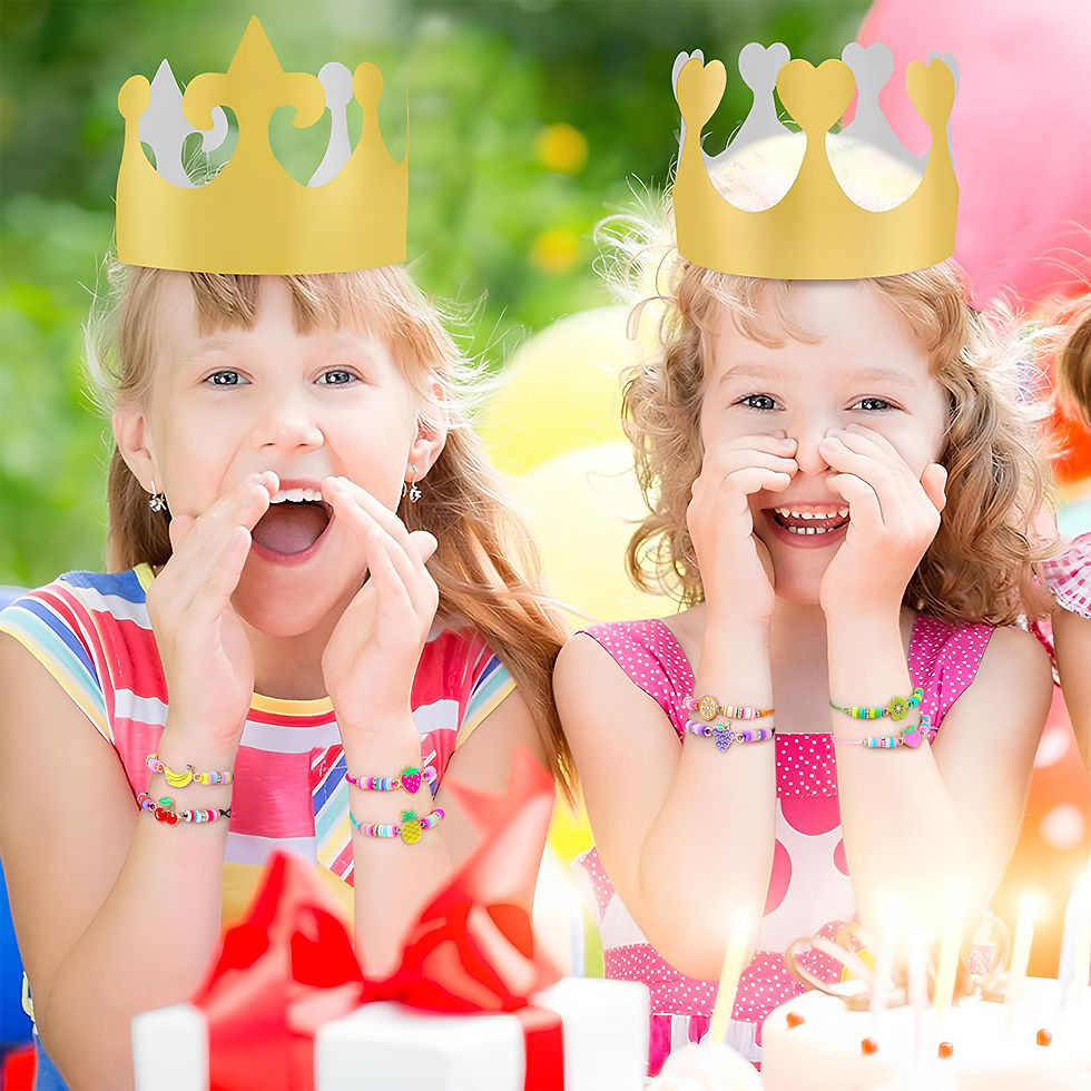 Thumbnail: KELENO 12 Pcs Kids Bracelet for Girls Toddler Jewelry Fruits Summer