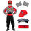 Thumbnail: Latocos Kids Race Car Driver Costume Boys Girls Racer Jumpsuit With Car Cap Sung