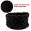 Thumbnail: 2 Pcs Winter Knitted Headband with Matching Scarf Set Twist Ear Warmers Crochet