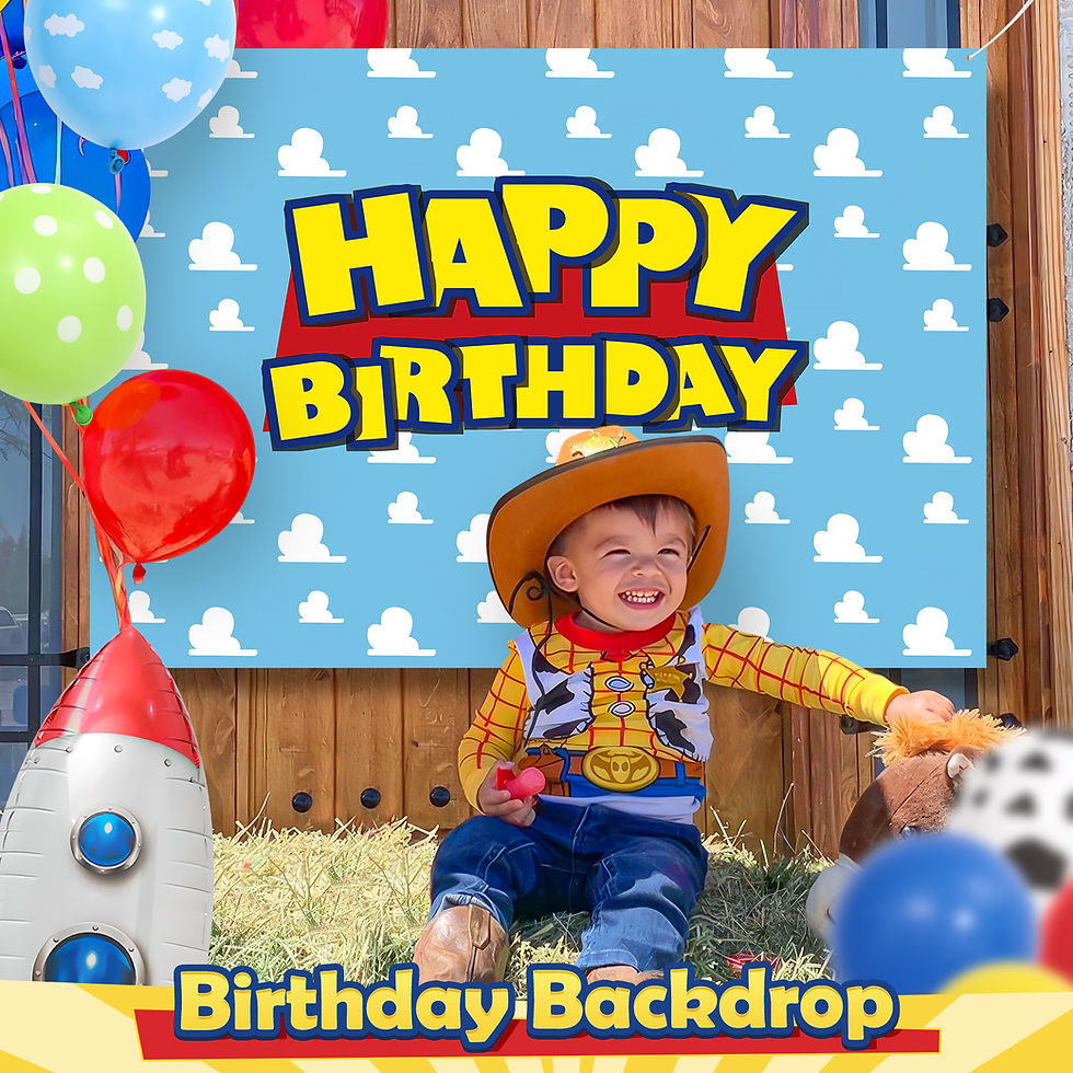 Thumbnail: Winrayk 154Pcs Toy Inspired Story Birthday Party Decorations Supplies for Kids T