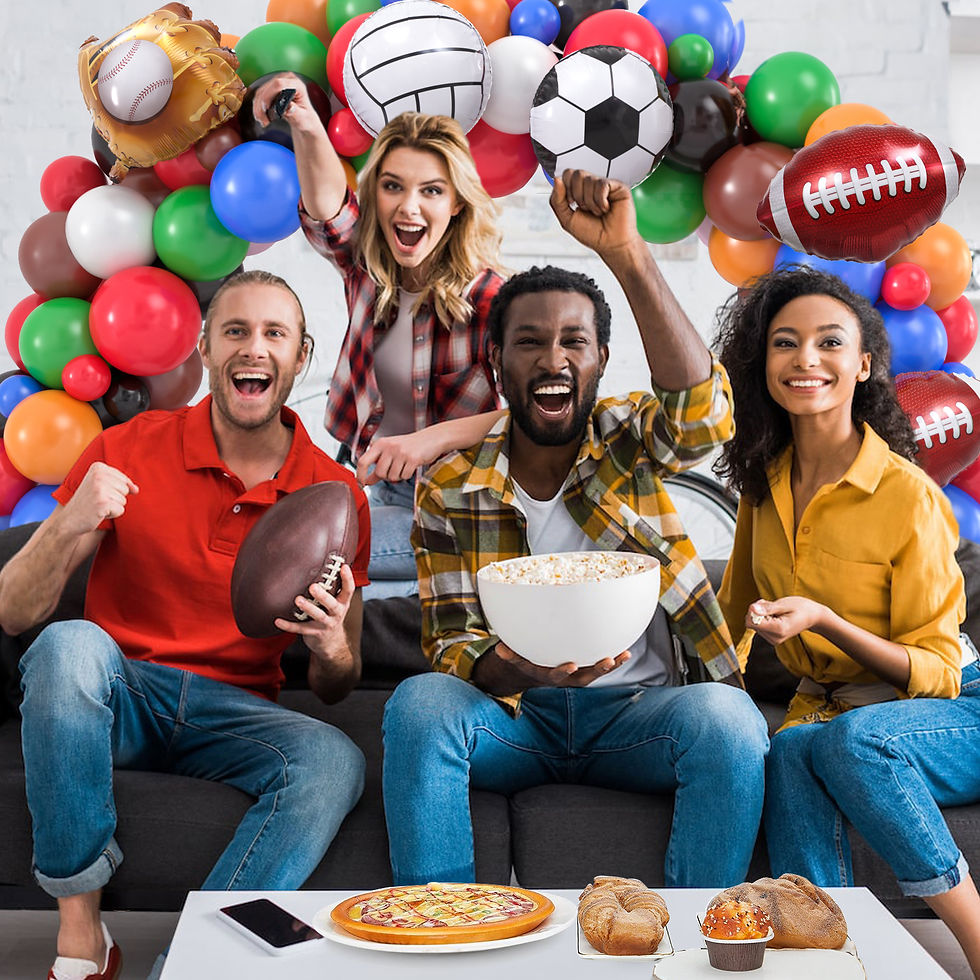 Thumbnail: Winrayk 131Pcs Sports Birthday Party Decorations Supplies