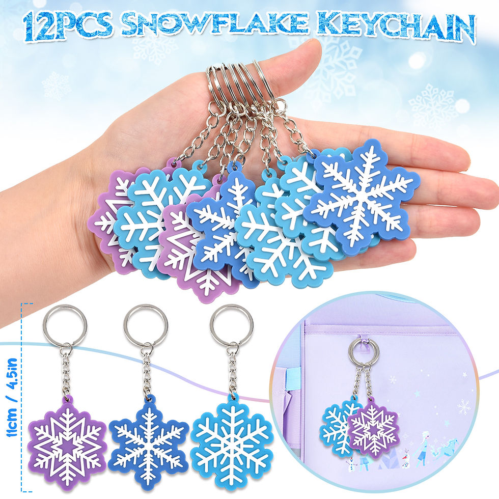 Thumbnail: Winrayk 98Pcs Frozen Party Favors Birthday Supplies, Non Woven Tote Bag Snowflak