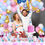 Thumbnail: 96Pcs Gender Reveal Party Décoration Rose Bleu Confettis Ballons Guirlande Dorée