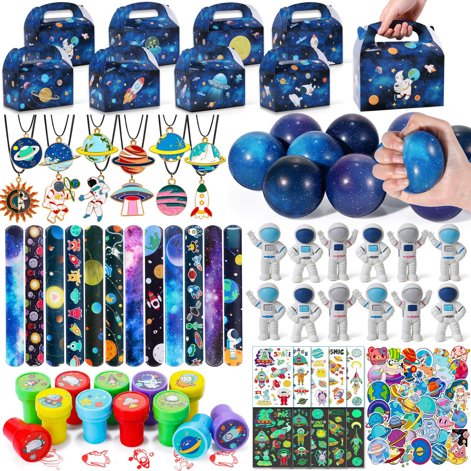Space Party Favors for Kids, Outer Space Birthday Goodie Bag Stuffers