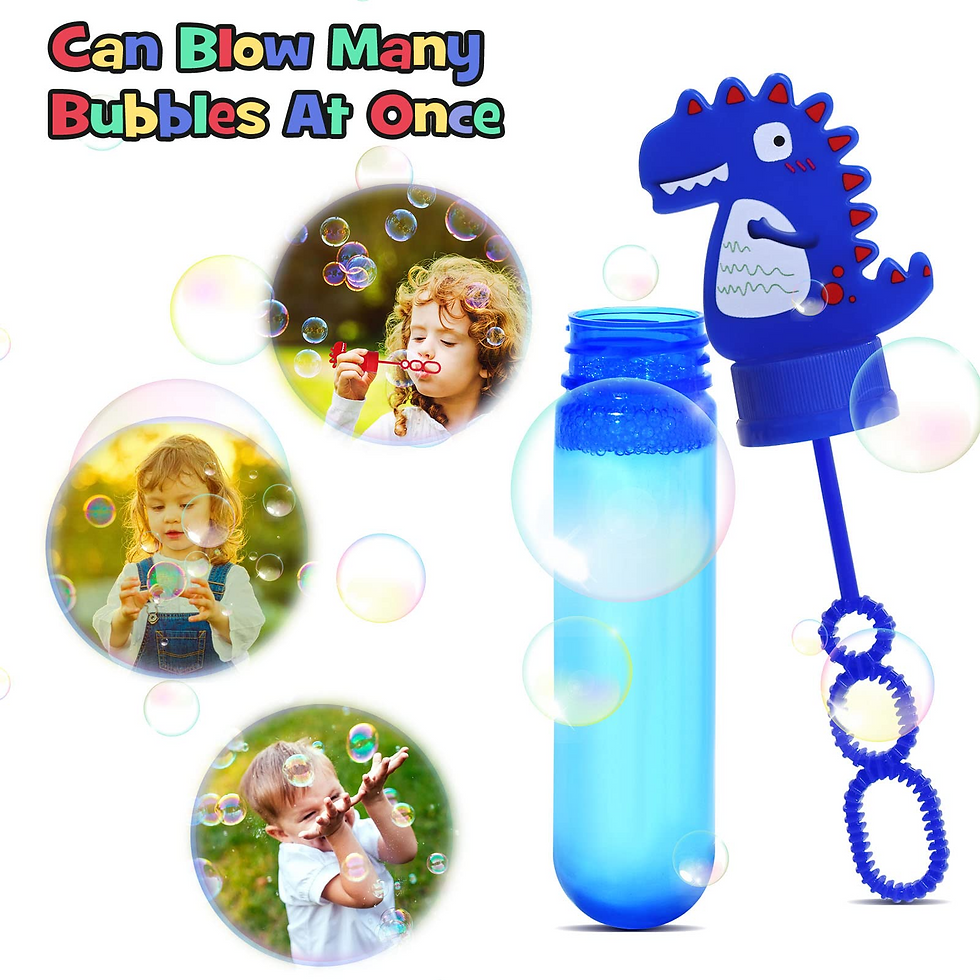 Thumbnail: 24Pcs Seifenblasen Kinder Dino Spielzeug Seifenblasen Stäbe mit 35ml Seifenblase