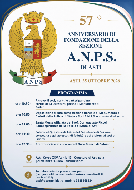 57° Anniversario di Fondazione