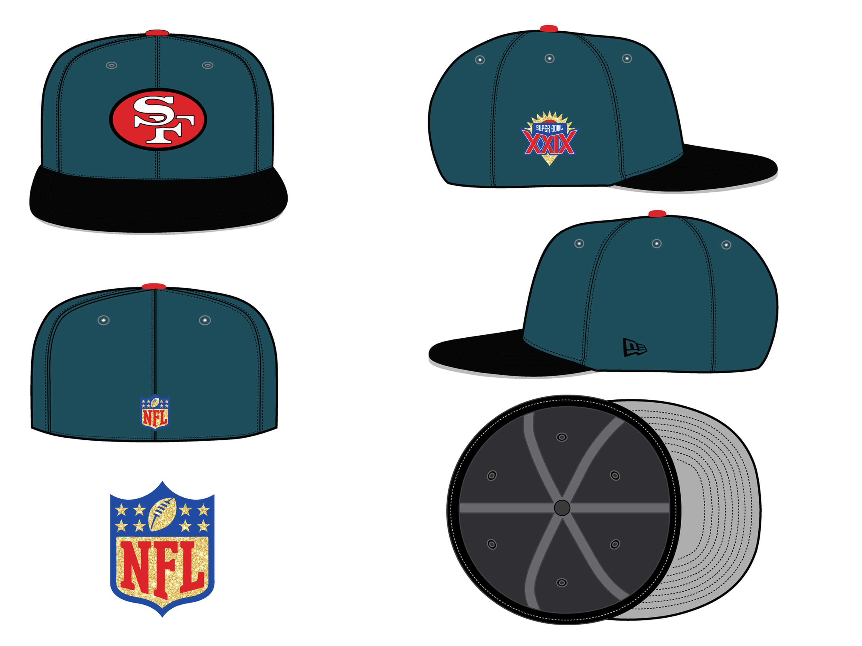 Pre-Order New Era 59Fifty San Francisco 49er 🐐 1.0
