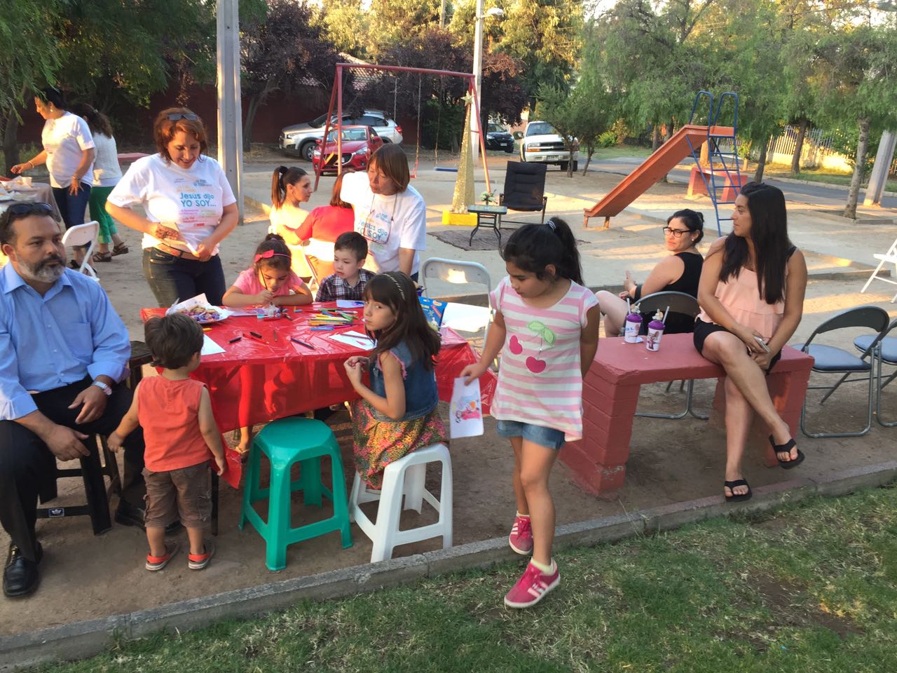 Compartiendo con vecinos de Villa Parque Las Mercedes2