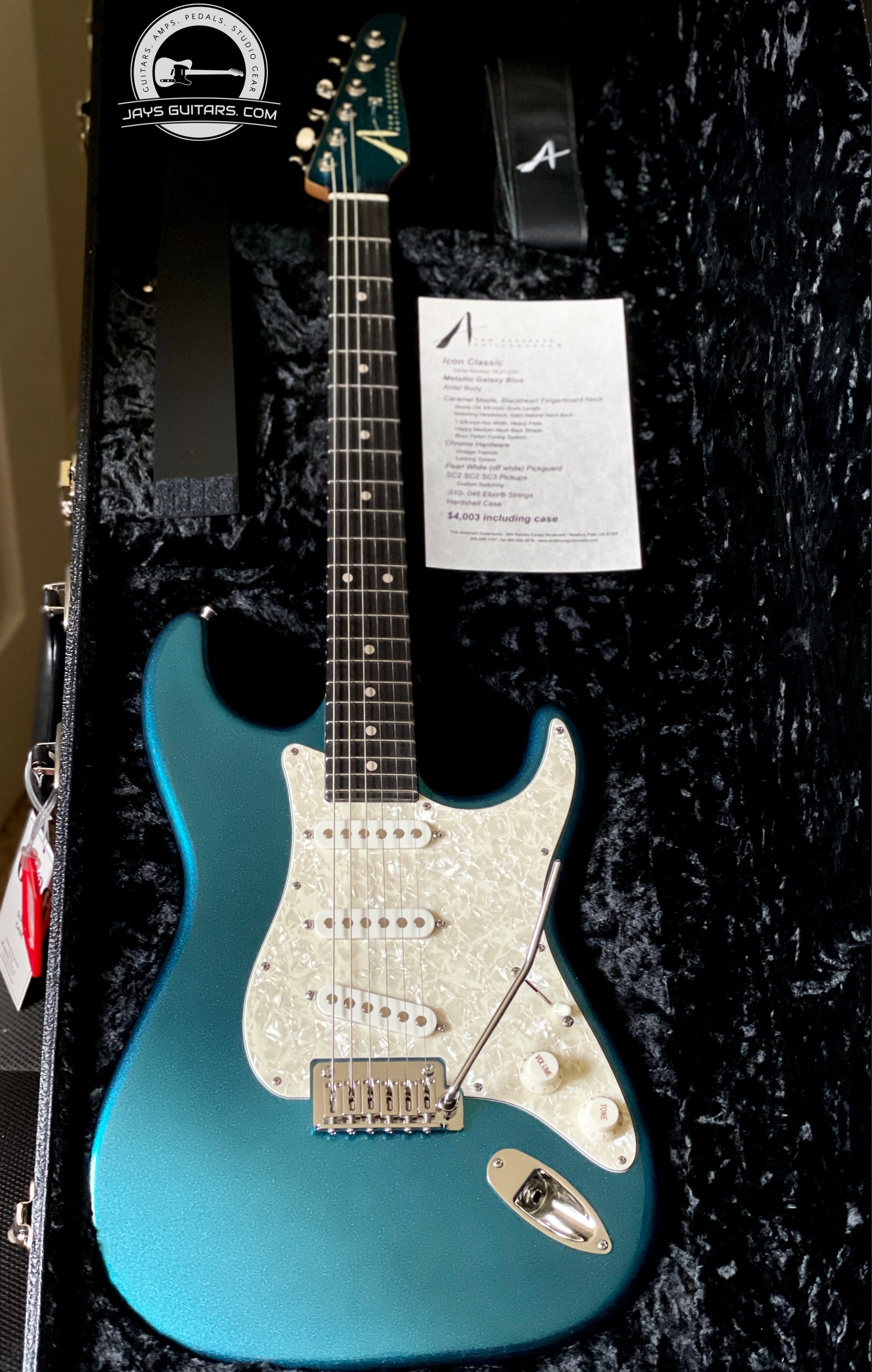 Tom Anderson Icon Classic Metallic Galaxy Blue (Sold)