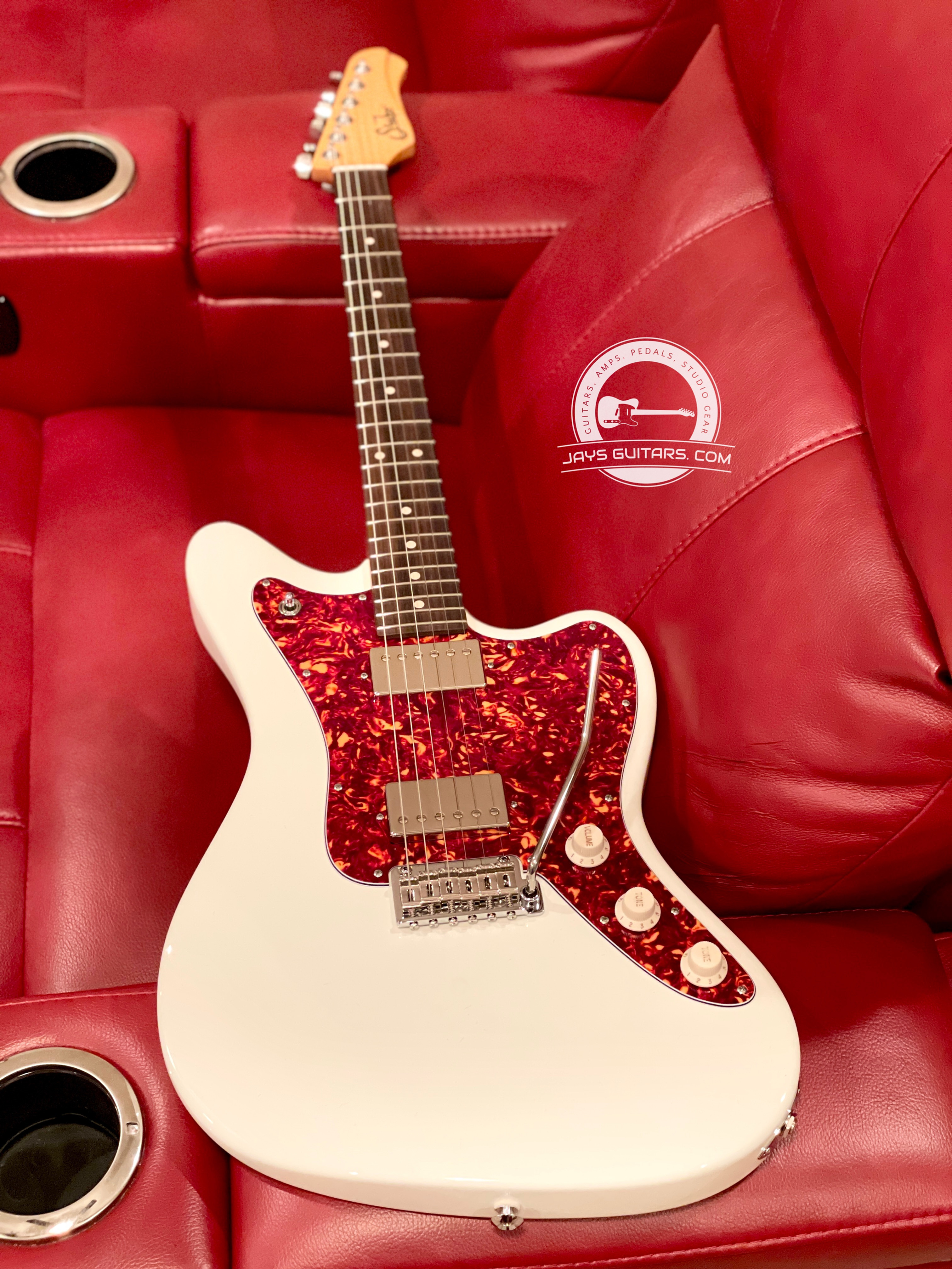 Suhr JM Olympic White with Hardshell Case
