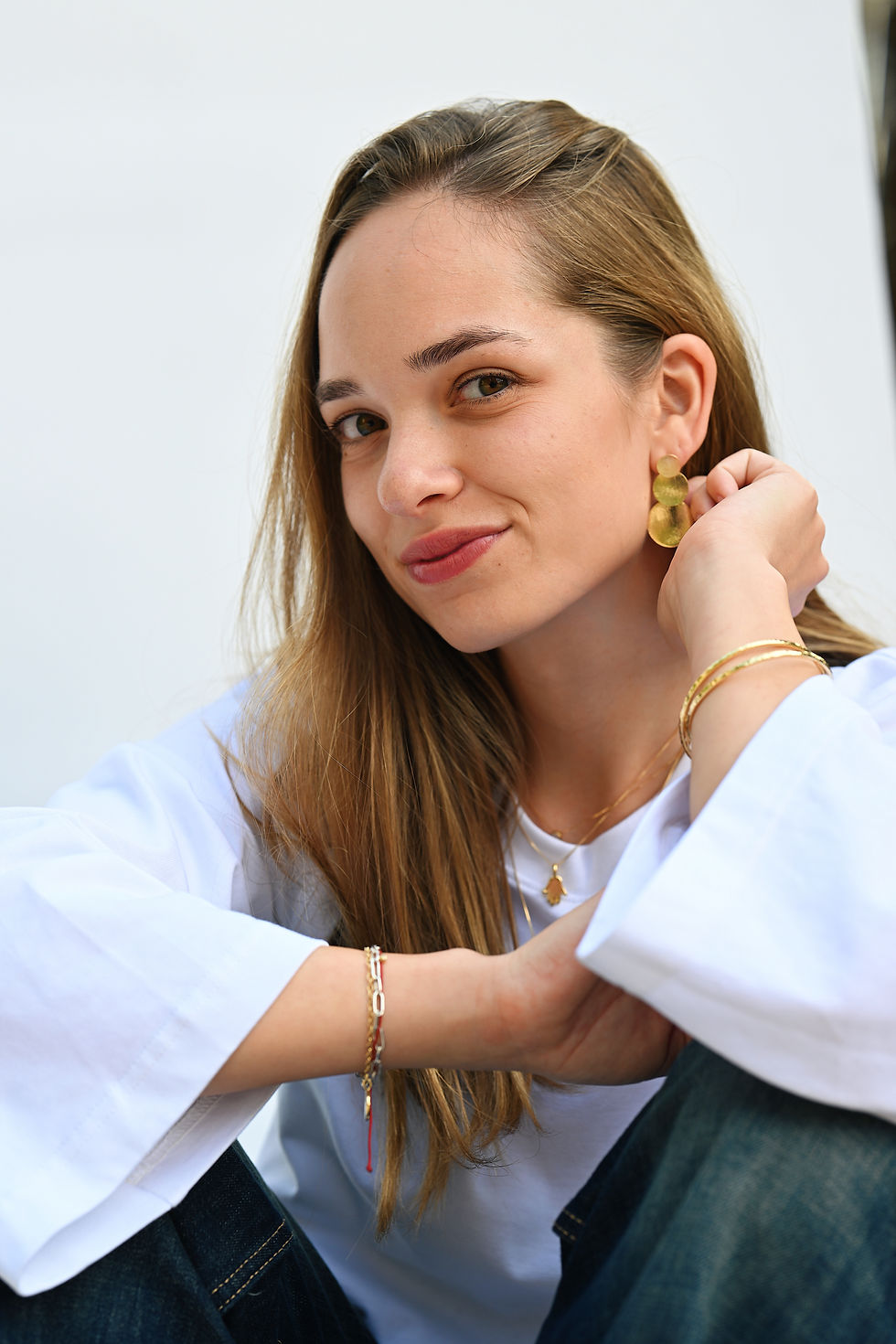 תמונה ממוזערת: Three Circles Earrings 