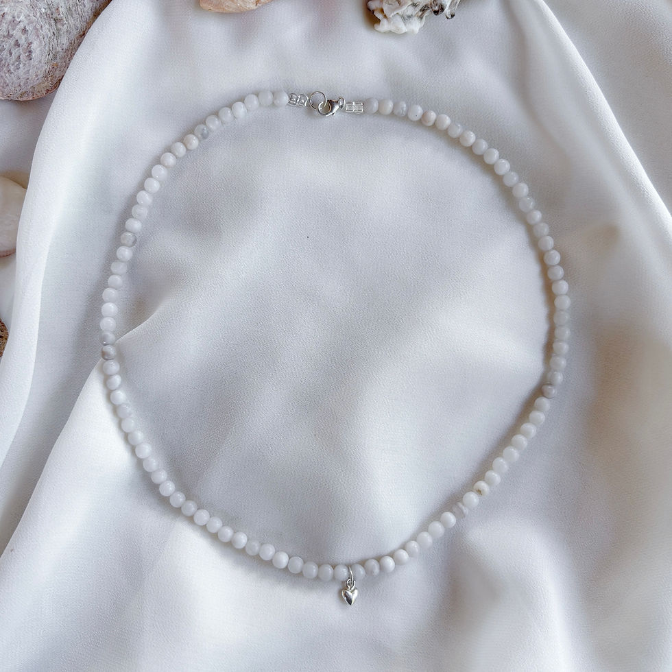 Grey Stones Necklace